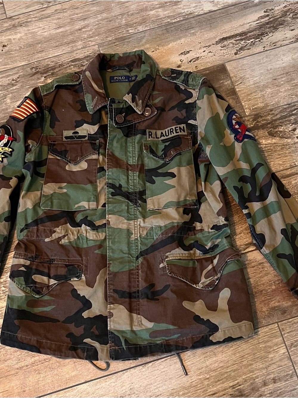 Ralph Lauren Polo Jacket, Camo Print, Women’s Size M, LIKE NEW